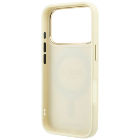 Husa de protectie Guess compatibil cu iPhone 17 Pro / iPhone 18 Pro, Bej