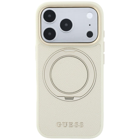 Husa de protectie Guess compatibil cu iPhone 17 Pro / iPhone 18 Pro, Bej