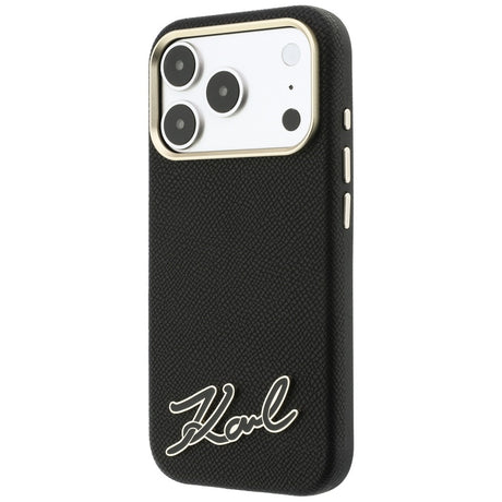 Husa de protectie Karl Lagerfeld compatibil cu iPhone 18 Pro Max / iPhone 17 Pro Max, Negru