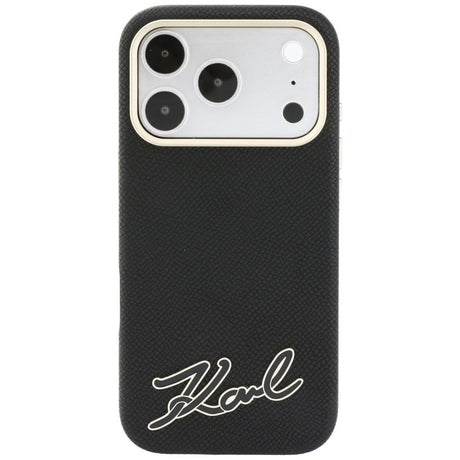 Husa de protectie Karl Lagerfeld compatibil cu iPhone 18 Pro Max / iPhone 17 Pro Max, Negru