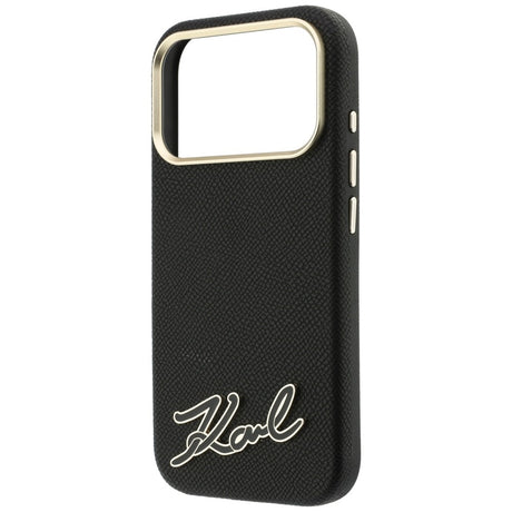 Husa de protectie Karl Lagerfeld compatibil cu iPhone 18 Pro Max / iPhone 17 Pro Max, Negru