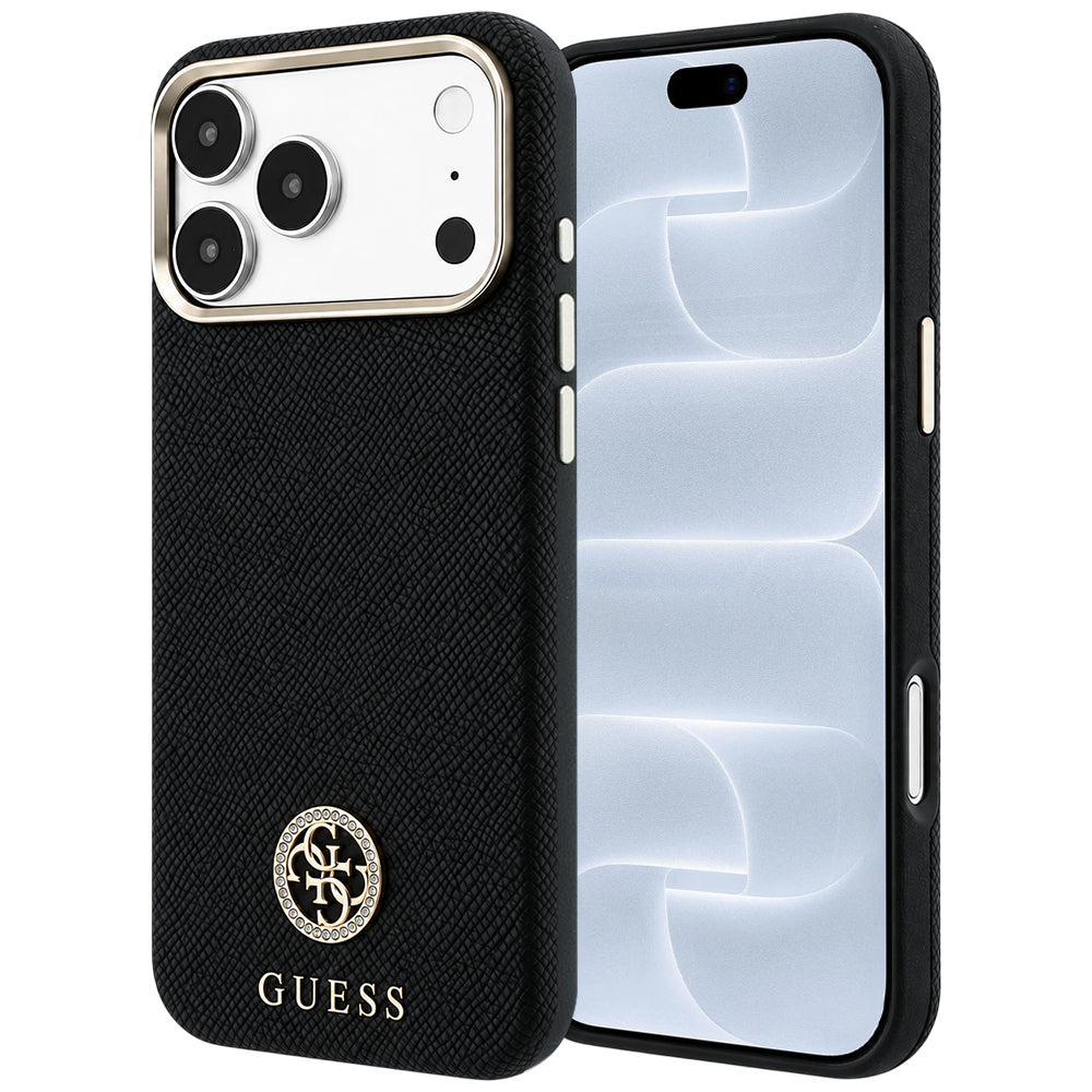 Husa de protectie Guess compatibil cu iPhone 18 Pro / iPhone 17 Pro, Negru