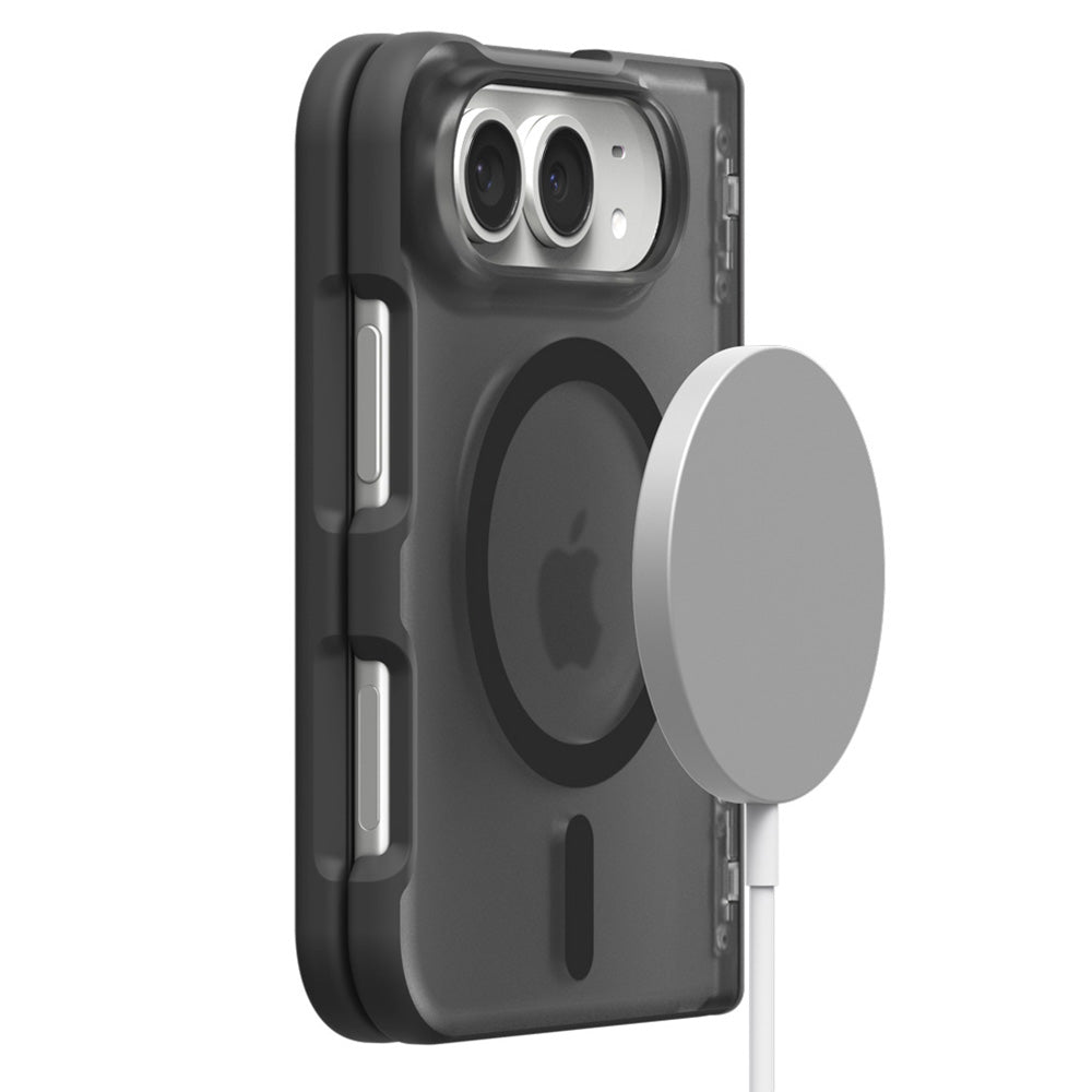 Husa de protectie Spigen Ultra Hybrid Pro compatibil cu iPhone Duo, Gri
