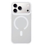 Husa de protectie 3mk Smoke MagCase compatibil cu iPhone 17 Pro / iPhone 18 Pro, Alb