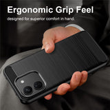 Husa de protectie Techsuit Carbon Silicone compatibil cu Xiaomi Redmi Note 17 Pro Max, Negru