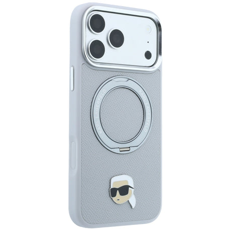 Husa de protectie Karl Lagerfeld compatibil cu iPhone 18 Pro Max / iPhone 17 Pro Max, Gri