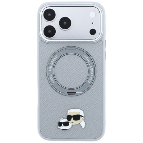 Husa de protectie Karl Lagerfeld compatibil cu iPhone 18 Pro / iPhone 17 Pro, Gri