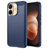 Husa de protectie Techsuit Carbon Silicone compatibil cu Xiaomi Redmi Note 17 Pro 5G, Albastru