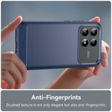 Husa de protectie Techsuit Carbon Silicone compatibil cu Xiaomi Poco F9 Pro, Albastru