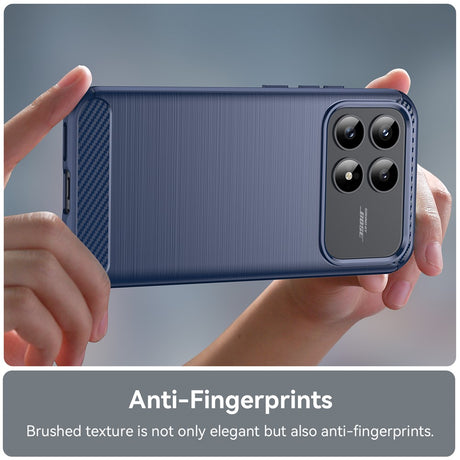 Husa de protectie Techsuit Carbon Silicone compatibil cu Xiaomi Poco F9 Pro, Albastru