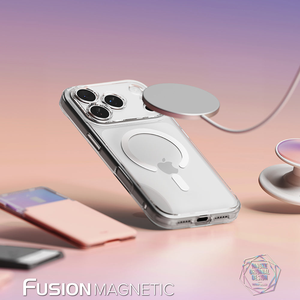 Husa de protectie Ringke Fusion compatibil cu iPhone 18 Pro Max / iPhone 17 Pro Max, Transparent
