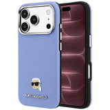 Husa de protectie Karl Lagerfeld compatibil cu iPhone 18 Pro Max / iPhone 17 Pro Max, Albastru