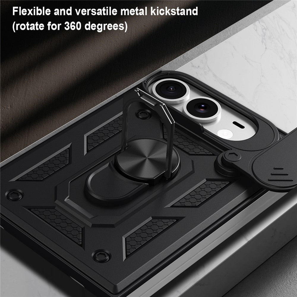 Husa de protectie Techsuit CamShield Series compatibil cu iPhone Duo, Negru