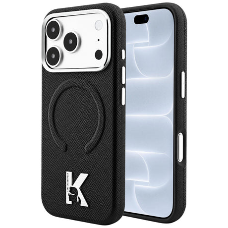 Husă Karl Lagerfeld pentru iPhone 18 Pro, neagră