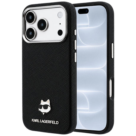 Husă Karl Lagerfeld pentru iPhone 18 Pro, neagră