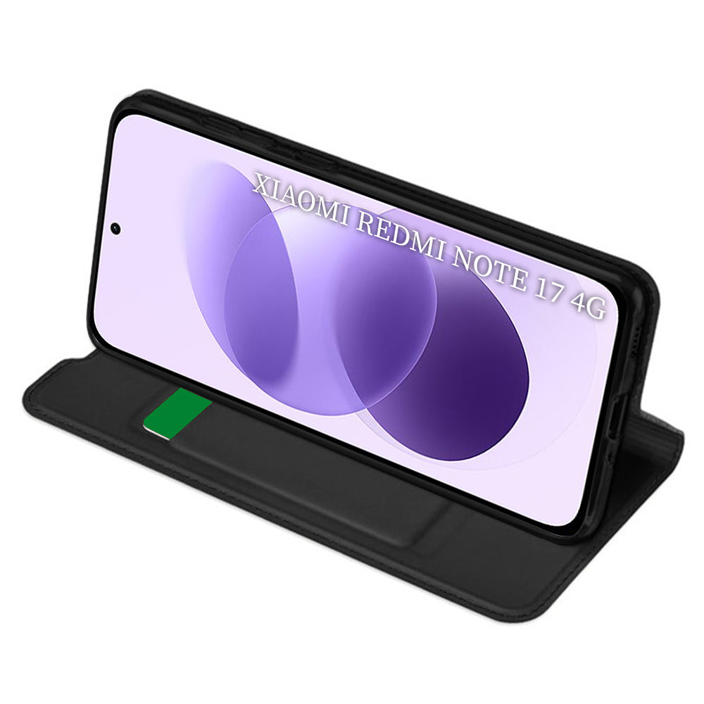 Husa de protectie Techsuit Magskin Book compatibil cu Xiaomi Redmi Note 17 4G / Redmi Note 17 5G, Negru