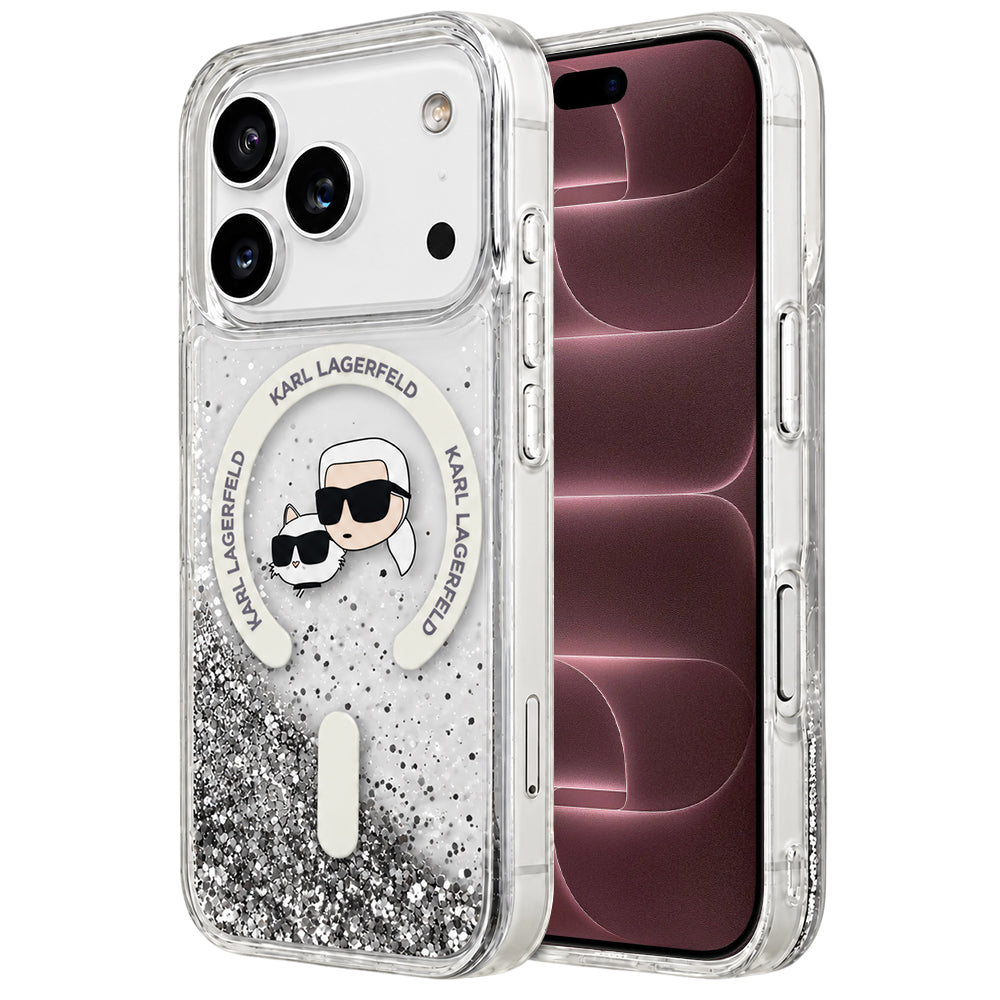 Husa de protectie Karl Lagerfeld compatibil cu iPhone 18 Pro Max / iPhone 17 Pro Max, Transparent