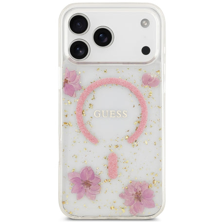Husa de protectie Guess compatibil cu iPhone 17 Pro Max / iPhone 18 Pro Max, Roz
