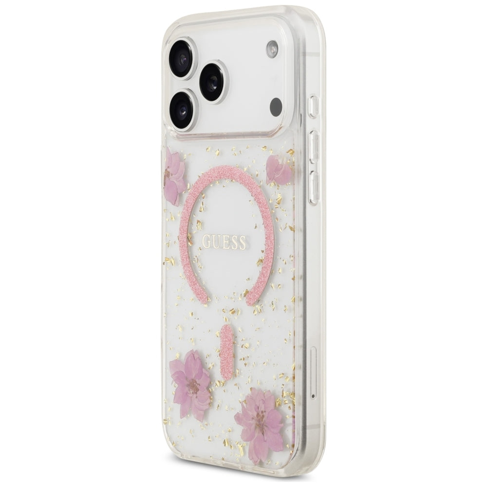 Husa de protectie Guess compatibil cu iPhone 18 Pro / iPhone 17 Pro, Roz