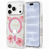 Husa de protectie Guess compatibil cu iPhone 18 Pro / iPhone 17 Pro, Roz