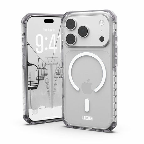 Husa de protectie UAG Plyo LT MagSafe compatibil cu iPhone 17 Pro / iPhone 18 Pro, Argintiu