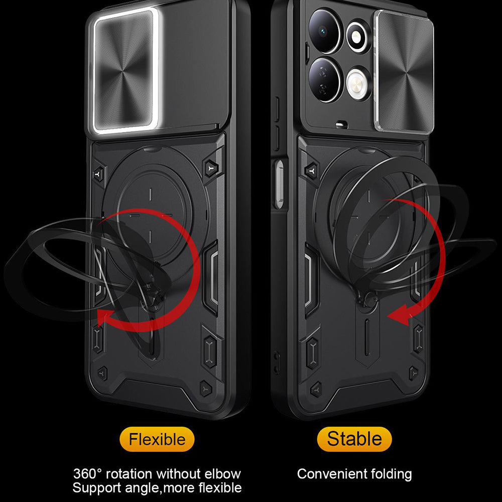 Husa de protectie Techsuit CamGuard Pro compatibil cu Xiaomi Redmi 17 4G / Redmi 17 5G, Mov