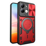Husa de protectie Techsuit CamGuard Pro compatibil cu Xiaomi Redmi 17 4G / Redmi 17 5G, Roșu