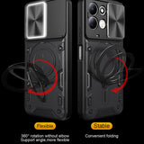 Husa de protectie Techsuit CamGuard Pro compatibil cu Xiaomi Redmi 17 4G / Redmi 17 5G, Roșu