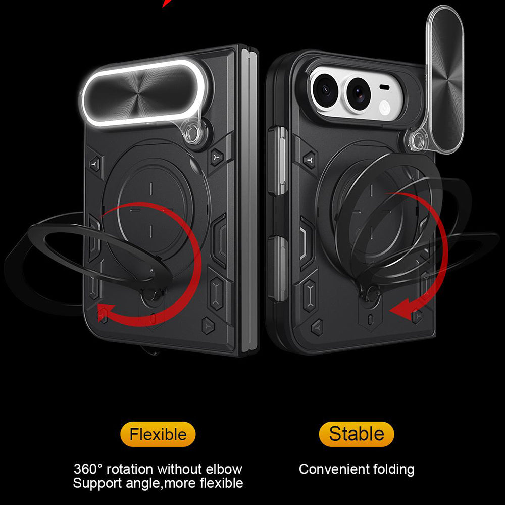 Husa de protectie Techsuit CamGuard Pro compatibil cu iPhone Duo, Negru