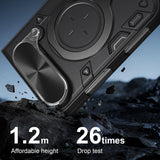Husa de protectie Techsuit CamGuard Pro compatibil cu iPhone Duo, Negru