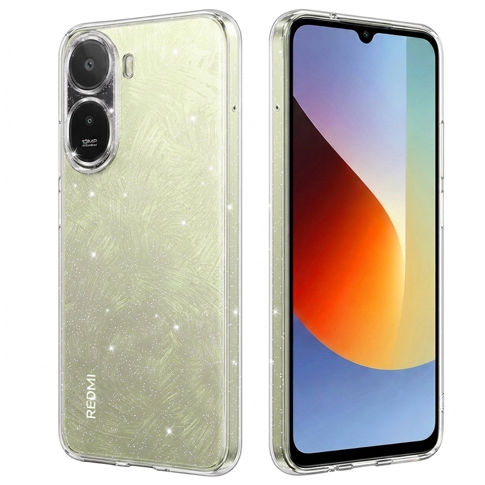 Husa de protectie Techsuit SparkleSkin compatibil cu Xiaomi Redmi A7 Pro 4G, Transparent