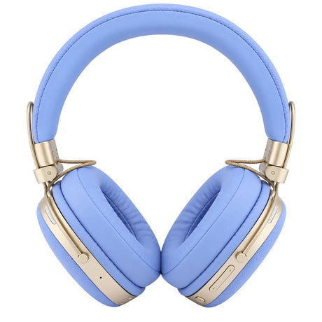 Casti Wireless Guess Grained Triangle Logo (GUBHP72PGTCSB), Bluetooth ENC, Albastru