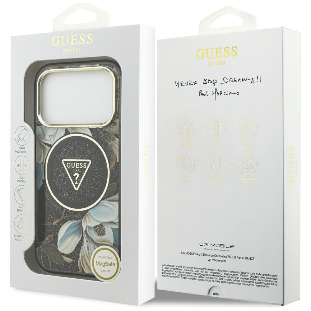 Husa de protectie Guess compatibil cu iPhone 17 Pro Max / iPhone 18 Pro Max, Negru
