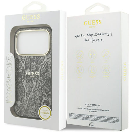 Husa de protectie Guess compatibil cu iPhone 17 Pro Max / iPhone 18 Pro Max, Negru
