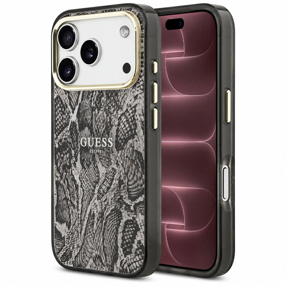 Husa de protectie Guess compatibil cu iPhone 17 Pro Max / iPhone 18 Pro Max, Negru