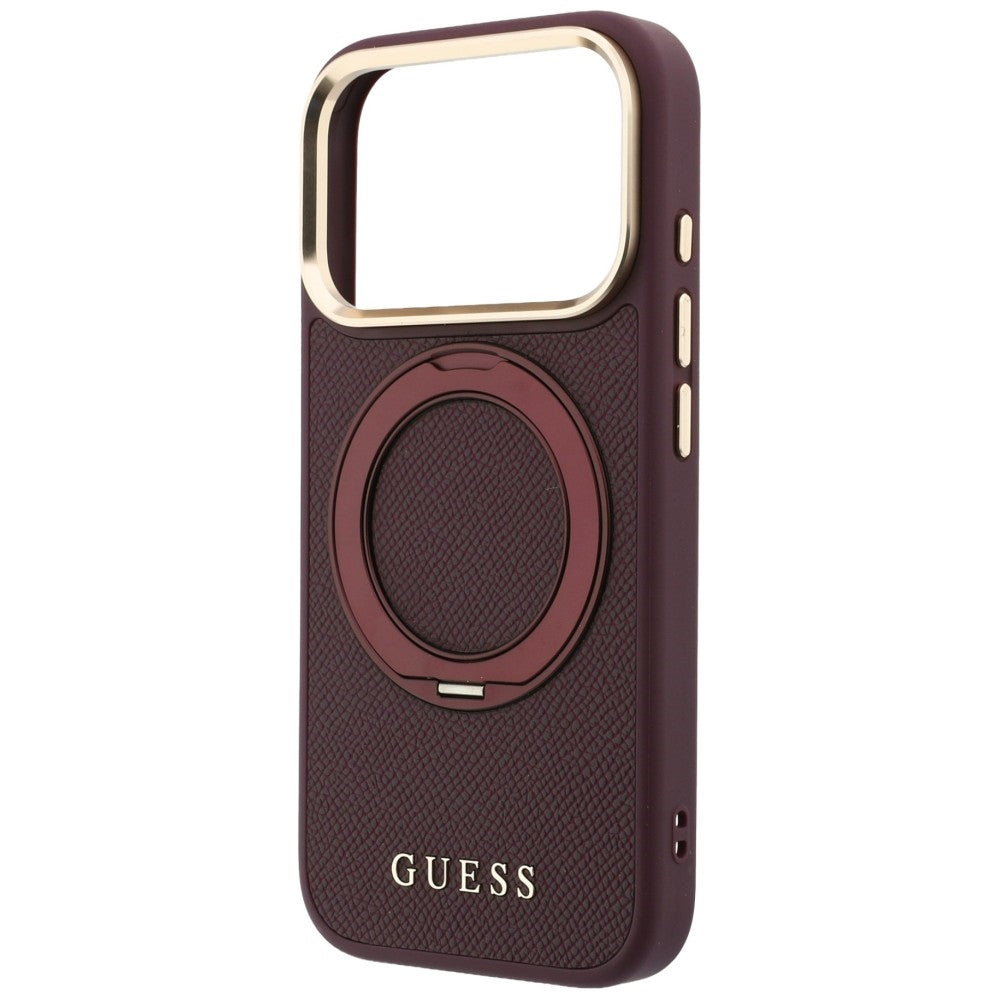 Husa de protectie Guess compatibil cu iPhone 17 Pro / iPhone 18 Pro, Bordo