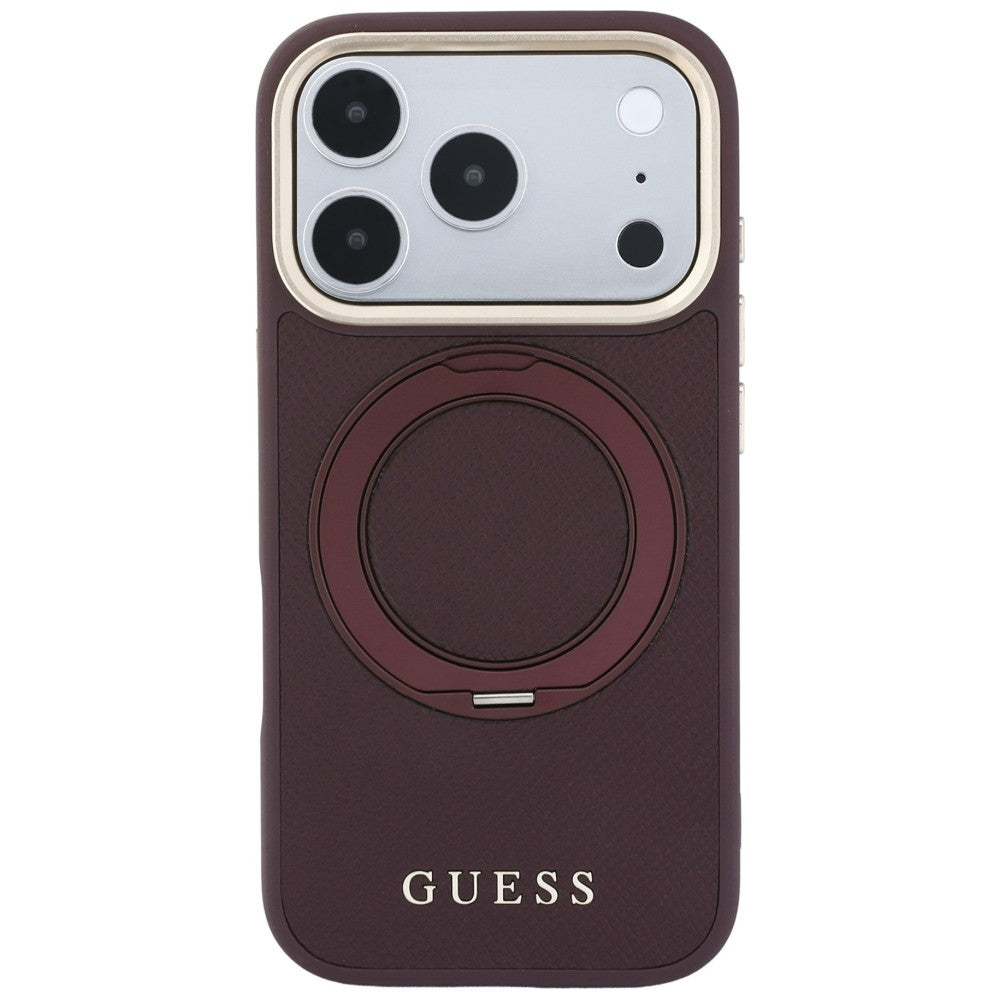 Husa de protectie Guess compatibil cu iPhone 17 Pro / iPhone 18 Pro, Bordo