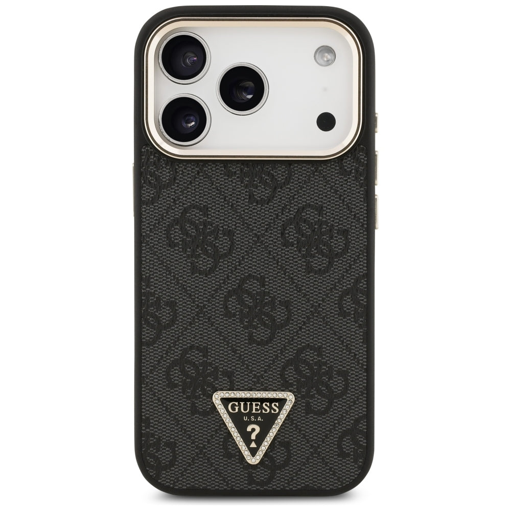 Husa de protectie Guess Hardcase 4G compatibil cu iPhone 17 Pro Max / iPhone 18 Pro Max, Negru
