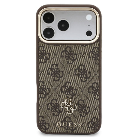 Husa de protectie Guess Hardcase 4G compatibil cu iPhone 18 Pro / iPhone 17 Pro, Maro