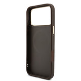 Husa de protectie Guess Hardcase 4G compatibil cu iPhone 18 Pro / iPhone 17 Pro, Maro