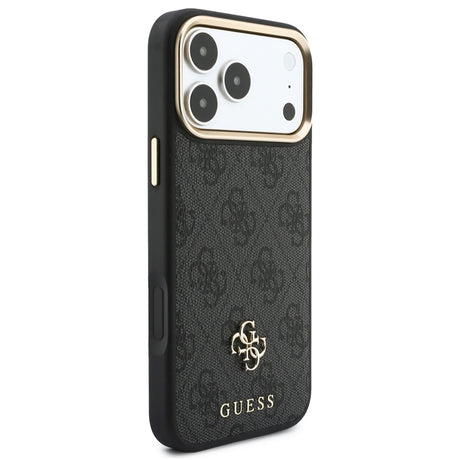Husa de protectie Guess Hardcase 4G compatibil cu iPhone 18 Pro / iPhone 17 Pro, Negru