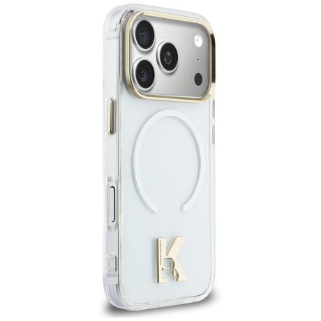 Husa de protectie Karl Lagerfeld compatibil cu iPhone 18 Pro / iPhone 17 Pro, Transparent
