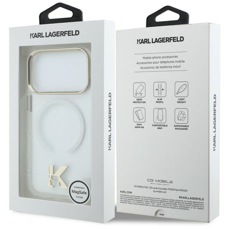 Husa de protectie Karl Lagerfeld compatibil cu iPhone 18 Pro Max / iPhone 17 Pro Max, Transparent
