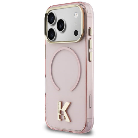 Husa de protectie Karl Lagerfeld compatibil cu iPhone 18 Pro / iPhone 17 Pro, Roz