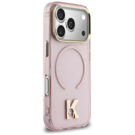 Husa de protectie Karl Lagerfeld compatibil cu iPhone 18 Pro Max / iPhone 17 Pro Max, Roz