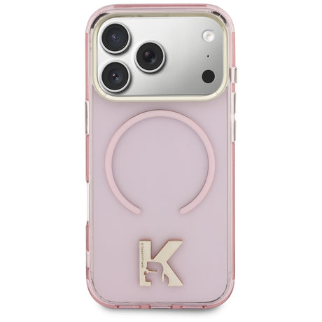 Husa de protectie Karl Lagerfeld compatibil cu iPhone 18 Pro Max / iPhone 17 Pro Max, Roz