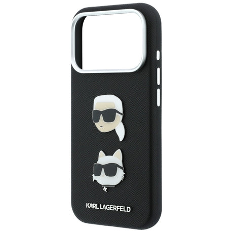 Husa de protectie Karl Lagerfeld Saffiano compatibil cu iPhone 18 Pro Max / iPhone 17 Pro Max, Negru