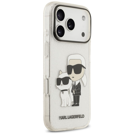 Husa de protectie Karl Lagerfeld compatibil cu iPhone 17 Pro / iPhone 18 Pro, Transparent