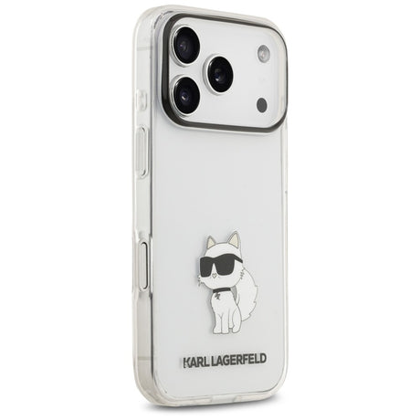 Husa de protectie Karl Lagerfeld compatibil cu iPhone 17 Pro / iPhone 18 Pro, Transparent