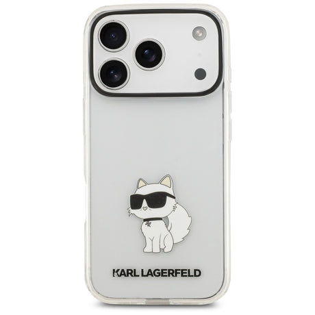 Husa de protectie Karl Lagerfeld compatibil cu iPhone 17 Pro Max / iPhone 18 Pro Max, Transparent